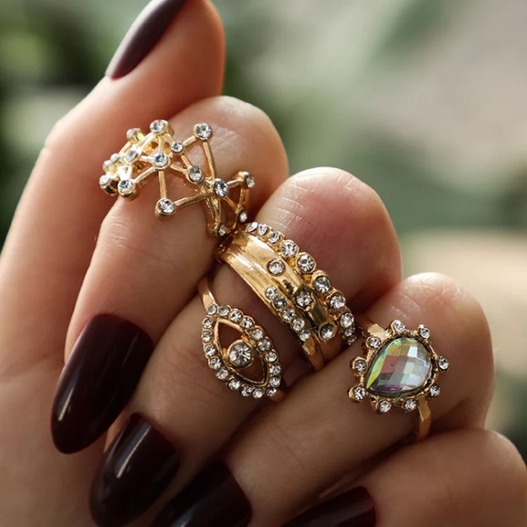 Jewelry - 🆕 Midi Knuckle Ring Set